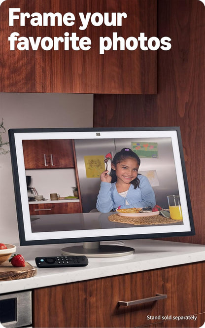 Echo Show 15 (Newest Model), Full HD 15.6" Kitchen Hub for Home Organization, with Built-In Fire TV and Alexa+ Early Access