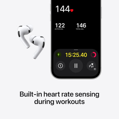 Revolutionary AirPods Pro 3: Wireless Earbuds with Active Noise Cancellation, Heart Rate Monitoring, Live Translation, and High-Fidelity Sound